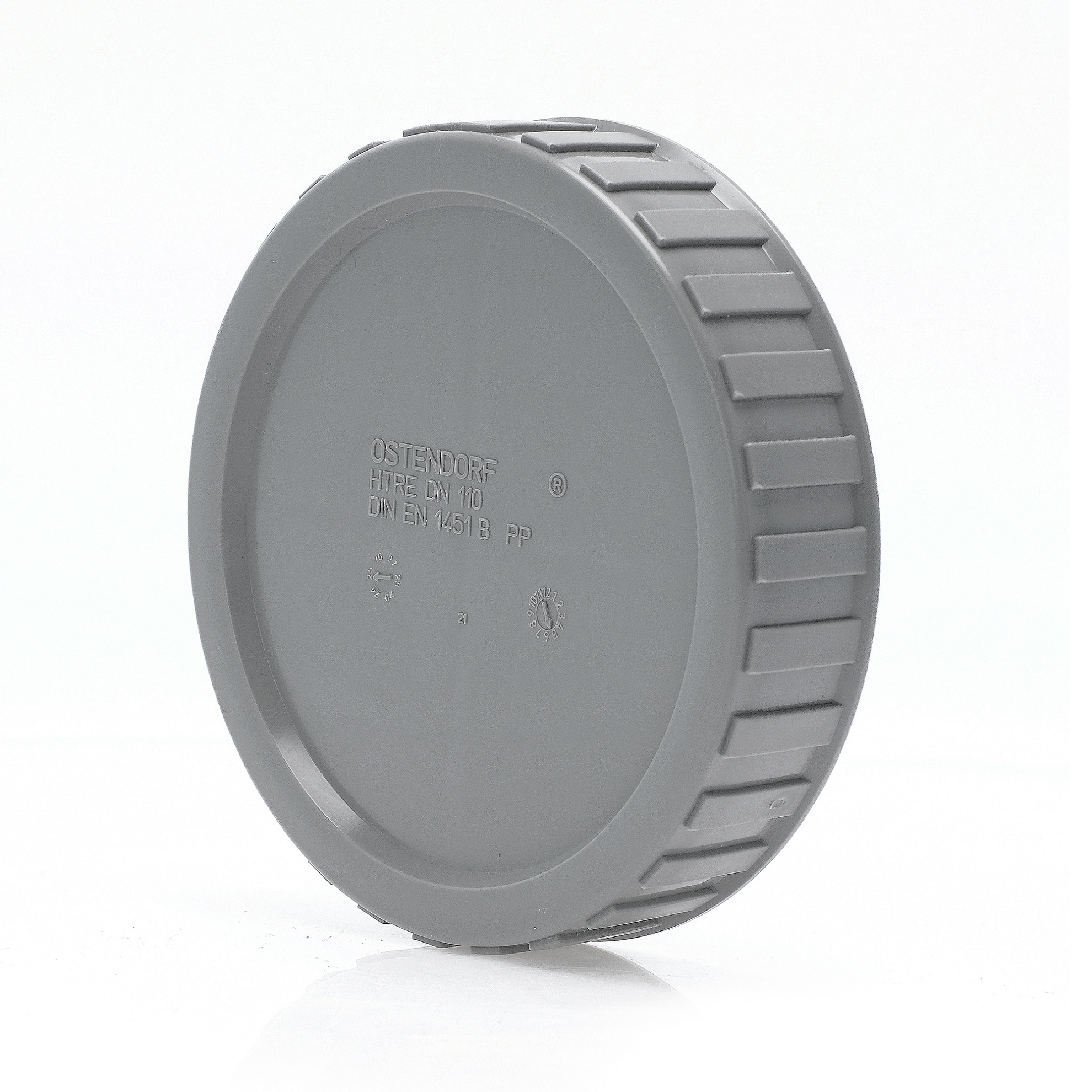 Крышка для ревизии HTRE, Ostendorf, 110, 110, PP (полипропилен)