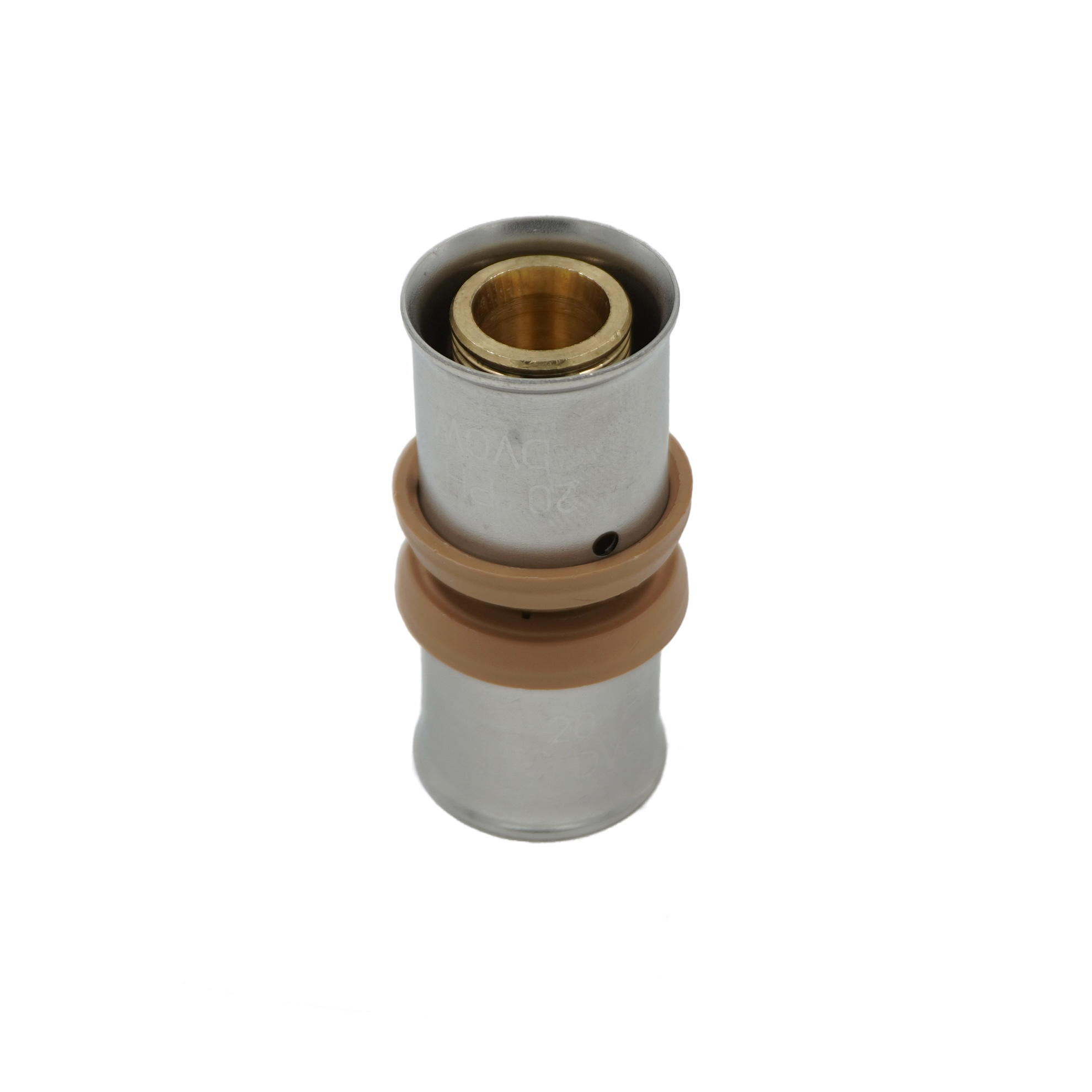 Муфта ЗАНА (SANHA)  переходная 3fit-Press 20x2,0 - 1/2" ВПр-ВР, 25270G