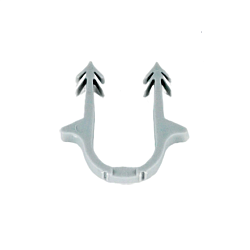 Якорная скоба для крепежного пистолета выполнена термосваркой из пластмассы, для труб 14,16,17 и 20 мм