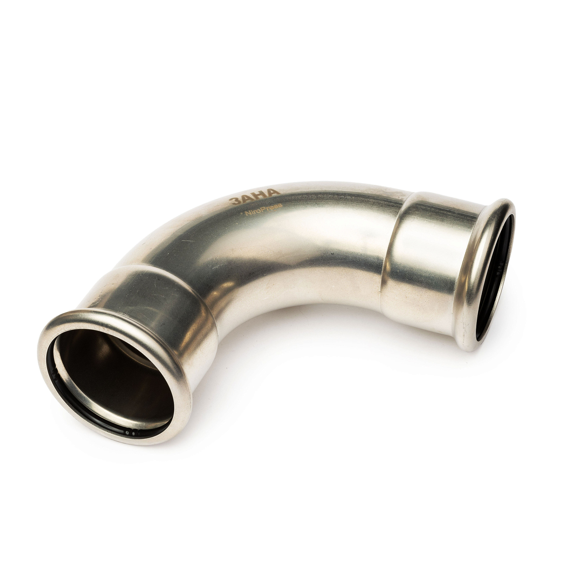 Отвод ЗАНА (SANHA) NiroPress AISI 304L 90° ВПр-НР, Dn 35x11/4