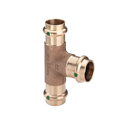 Тройник, Viega, Sanpress, бронза, 15 х 18 х 15 мм, модель 2218