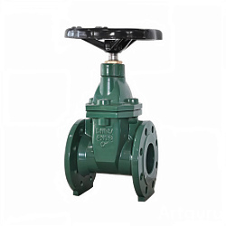 Задвижка с обрезиненным клином, Galaxy, BS 5163 TYPE A, DN100, PN16, корпус и клин высокопрочный чугун, шток нерж. сталь, кольцо седла бронза