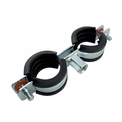 Хомут двойной, Конкреп, М8/M10 20-23мм 1/2" с EPDM