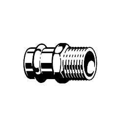 Переход HP Sanpress, c SC-Contur 18 x 3/4" бронза, модель 2211