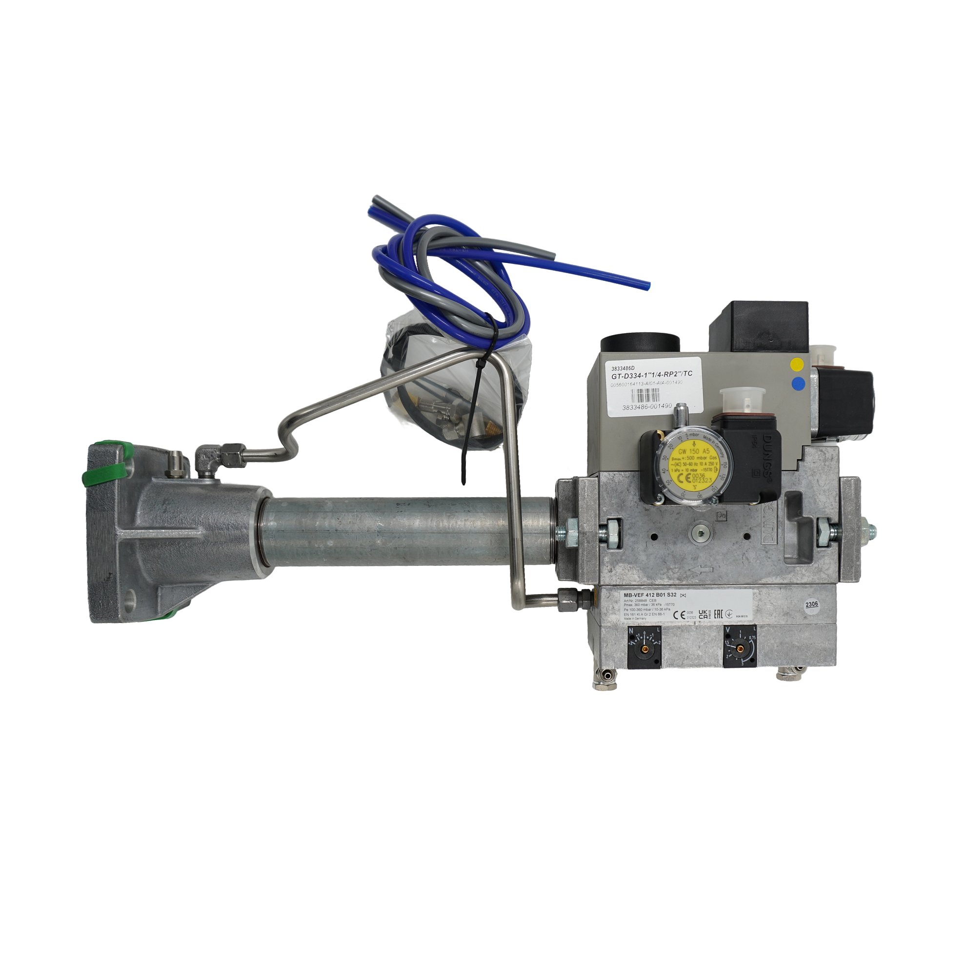 Газовая рампа ELCO d1"1/4-Rp2"/TC для VG 6.1600 DP, VG 6.2100 DP