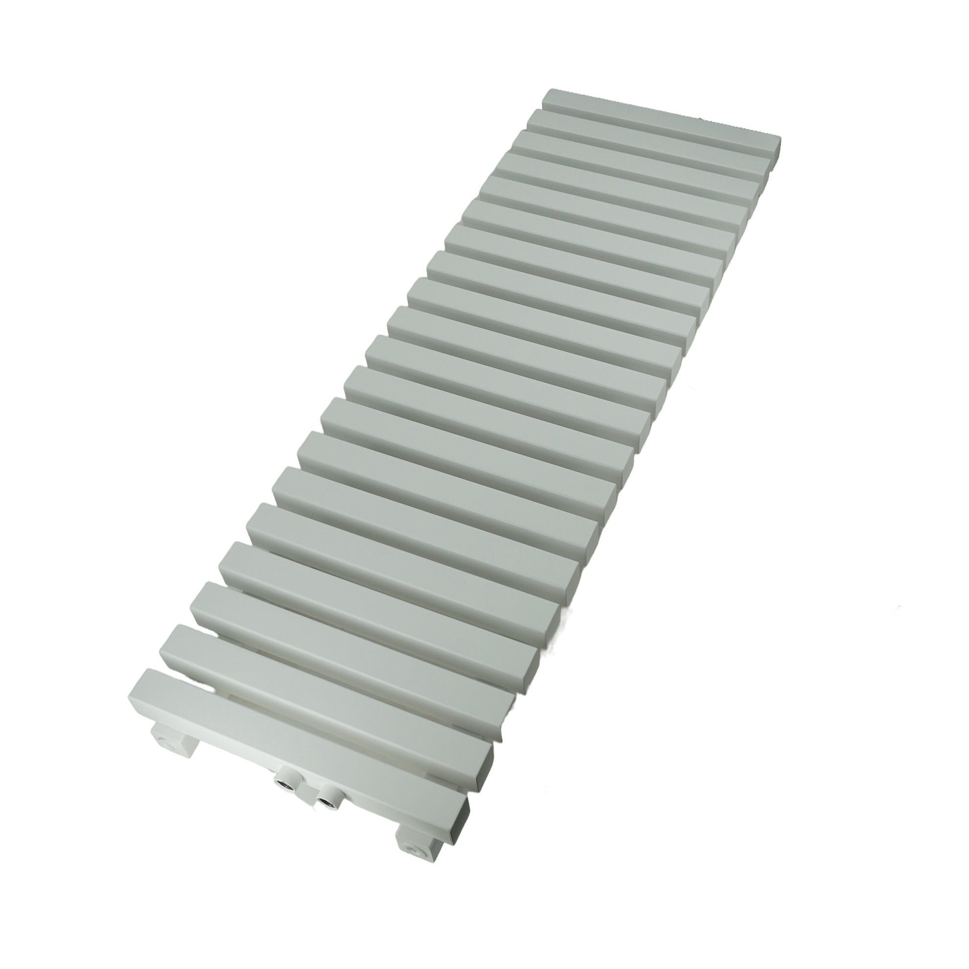 Радиатор КЗТО QUADRUM 40 H-300-20 R, цвет: 1T104S9016 (белый муар), настенное исполнение, подключение: нижнее правостороннее (под H-узел, изготавливается без термоклапана)