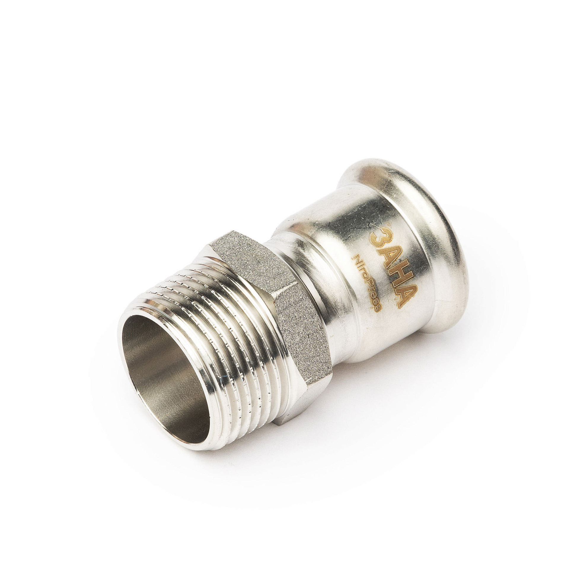 Ниппель ЗАНА (SANHA)  перех.ВПр-НР 108x4, нерж.сталь, 91243G.