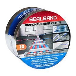 Фиксирующая лента, 100х10000мм, Sealband, цвет: алюминий