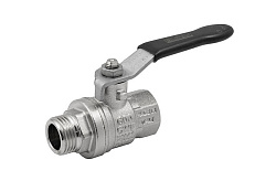 Кран шаровой, ELSEN, Strong T, 1 1/2", НВ, ручка-рычаг, латунь