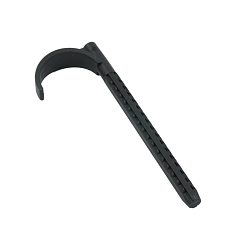 Крюк с дюбелем одинарный удлиненный (8*110 мм)