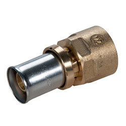 Переходник, Giacomini, RM109, В, 1 1/2", 50 x 4, латунь, для труб GIACOTHERM, GIACOFLEX, многослойных и полибутиленовых