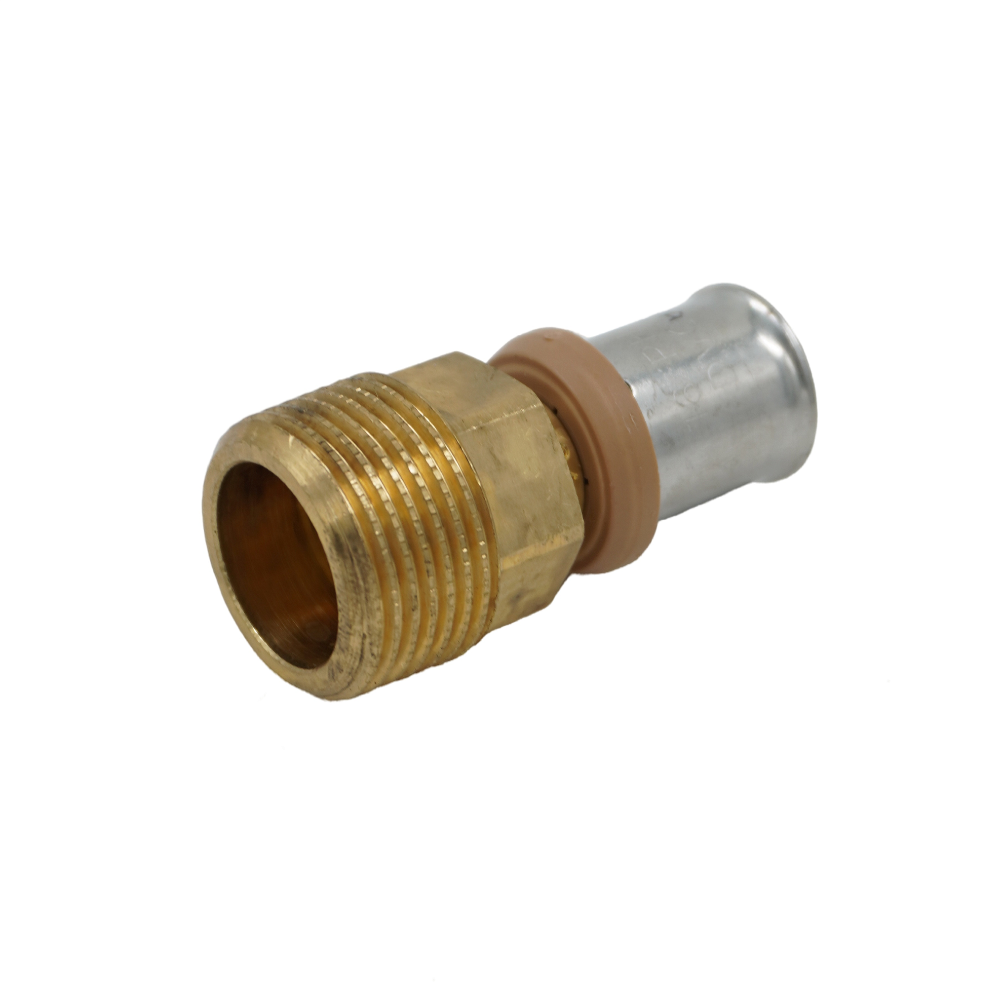 Ниппель ЗАНА (SANHA)  3fit-Press 16x2,0 - 3/4" НПр-НР, 25243G