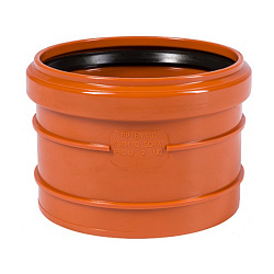 Муфта насадная, Ostendorf, KGAM (клеевое соединение), 110, PVC (поливинилхлорид)