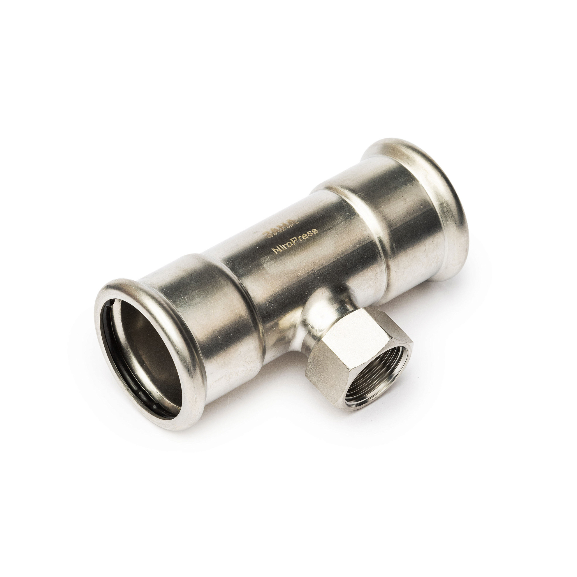 NiroPress AISI 304L тройник ВПр-ВР-ВПр, ?108,0x2x108,0