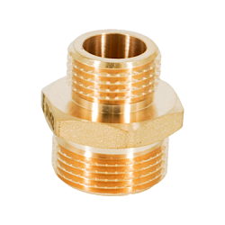 Ниппель, ELSEN, Metalit, НН, 1/2", 3/4", латунь, переходной, CN