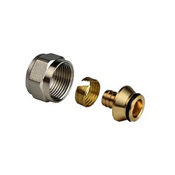 Соединитель для полиэтиленовых труб 16х2,0х3/4" mm