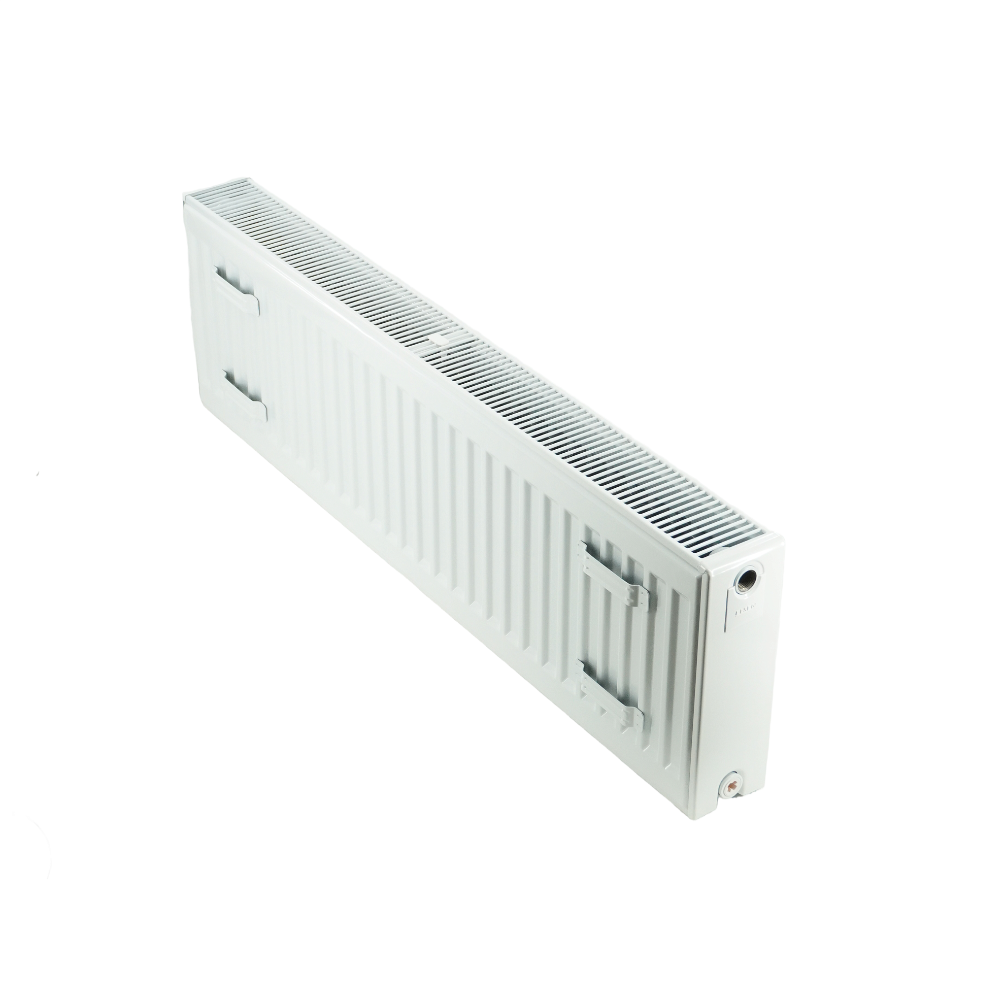 Радиатор панельный, ELSEN, ERK, профильный, ERK 22, глубина, мм-100, высота, мм-300, длина, мм-1000, боковое подключение, рабочее давление, бар-10, цвет-RAL 9016 (белый)