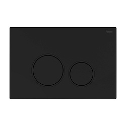 Панель смыва РЕХАУ NOVA ORB 001 с круглыми клавишами, пластик, черный, матовый