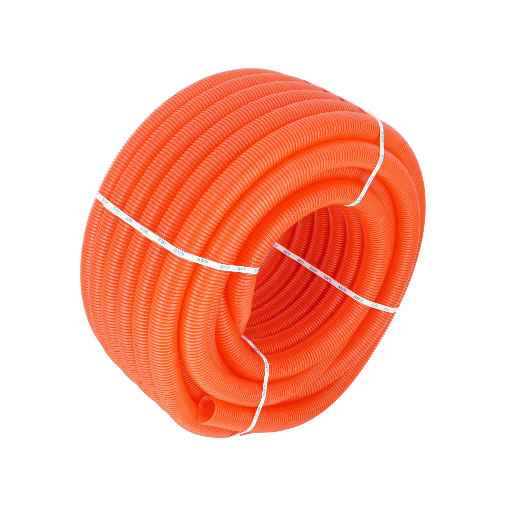 Труба гофрированная, ELSEN, FlexLight, для Ø32, наружный Ø40, красная, бухта 30 м