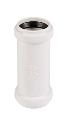 Муфта двойная HTMMw, 32, цвет: белый (полипропилен)