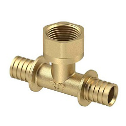 Тройник аксиальный ВР, D 25х1" mm
