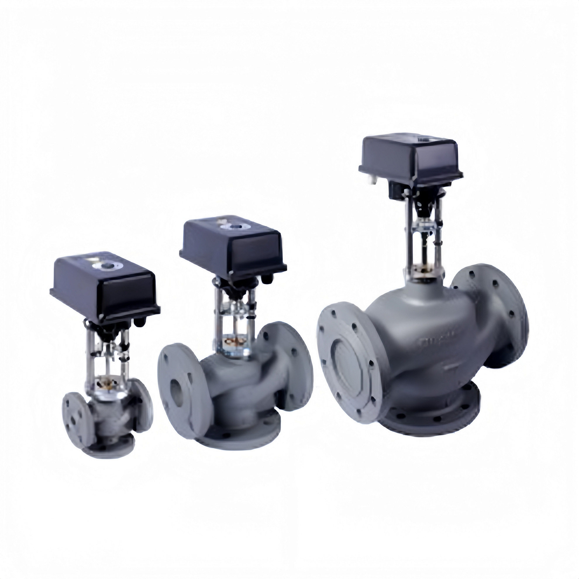 Клапан трехходовой регулирующий, корпус: серый чугун, плунжер: латунь, уплотнение  - металл по металлу, PN16 DN 20