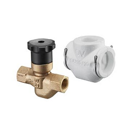 Вентиль для скрытой установки, Oventrop, UP-Therm Aquastrom DN 15, ВР ?,бронз, 57 C, монтаж в перекрытии