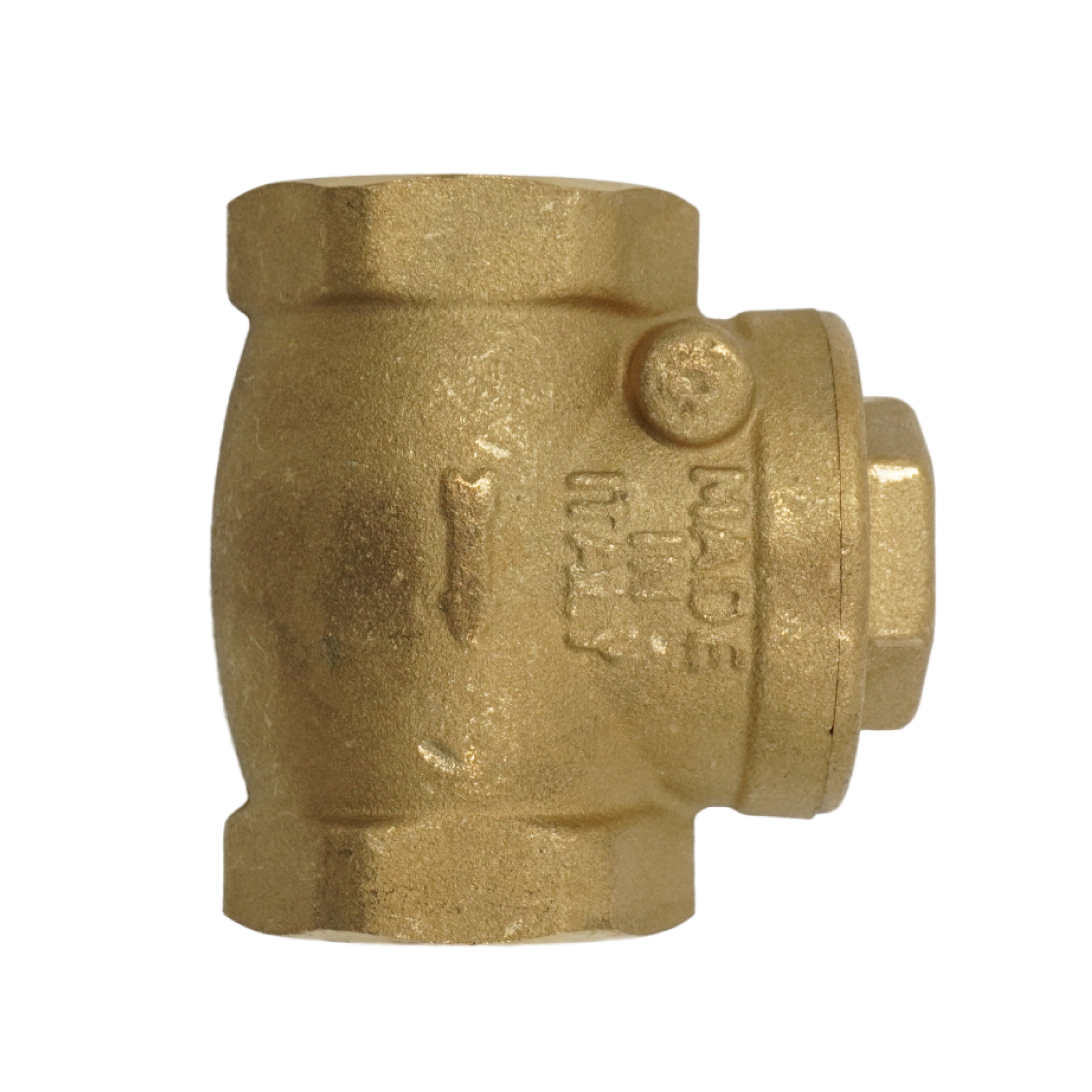 Клапан обратный, ELSEN, дисковый, горизонтальный, 1", ВВ, PN, бар-10, T°C -от 0 до +80, латунь