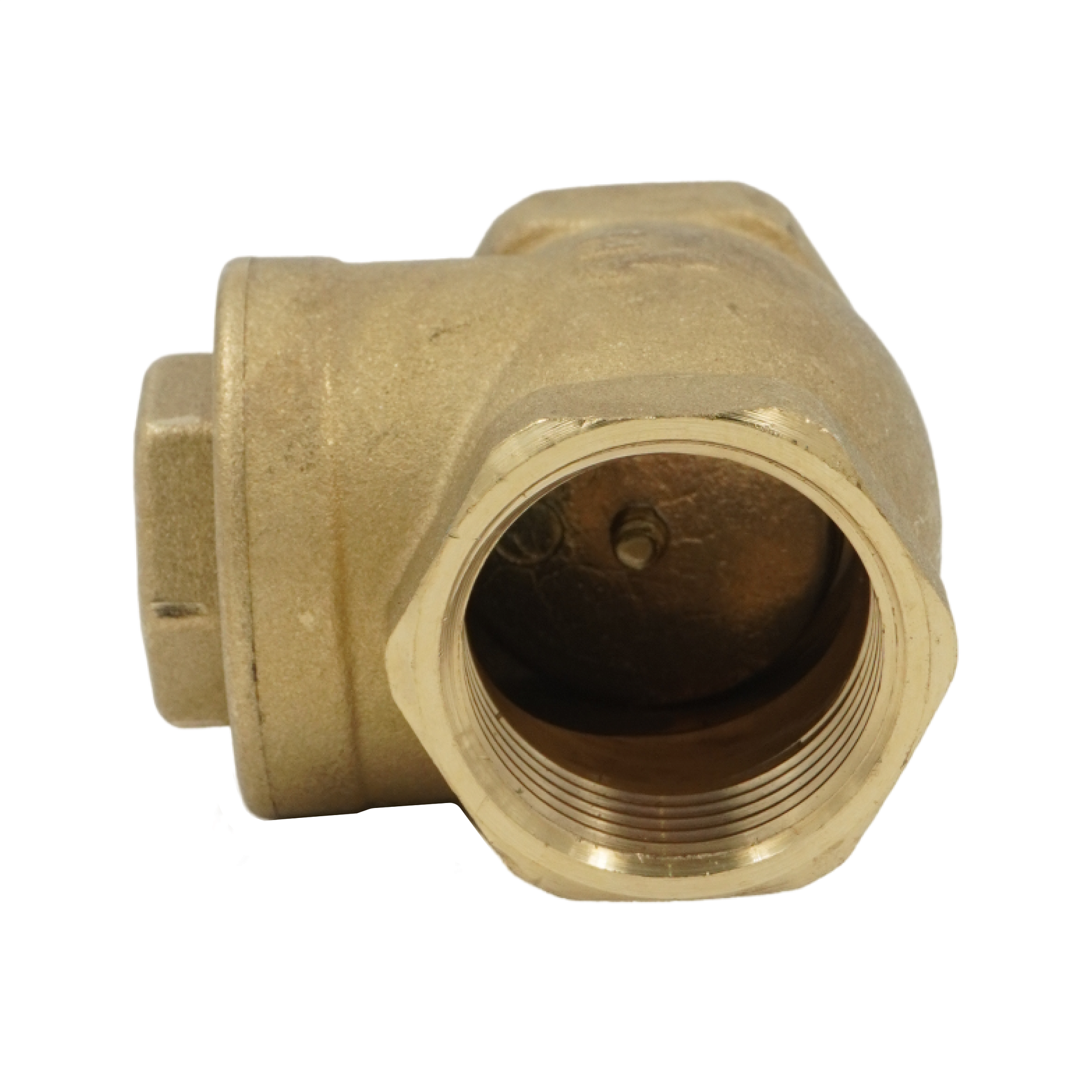 Клапан обратный, ELSEN, дисковый, горизонтальный, 1", ВВ, PN, бар-10, T°C -от 0 до +80, латунь