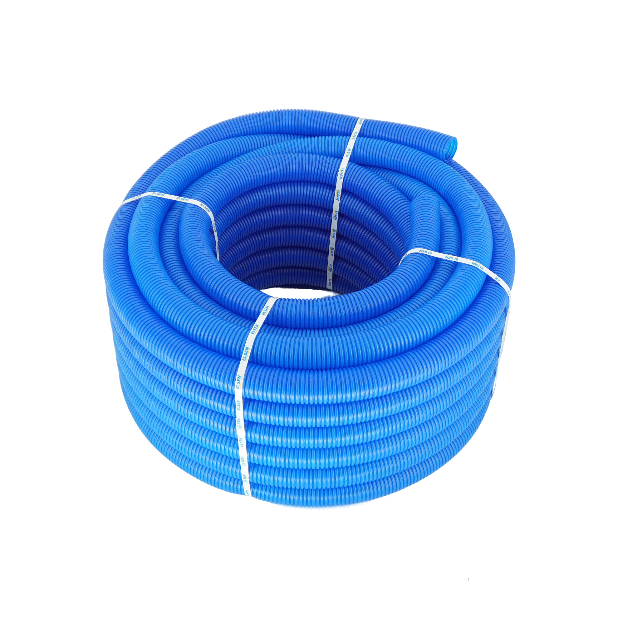 Труба гофрированная, ELSEN, FlexLight, Ø25, наружный Ø40, синяя, бухта 30 м