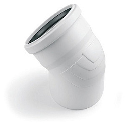 Отвод, Rehau, RAUPIANO, 30°, 110, 110, PP (полипропилен)