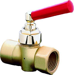 Кран для манометра, Oventrop, DN-15, 1/2", В, PN, бар-10, латунь