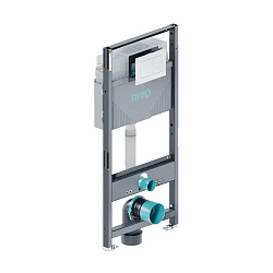 Комплект: Инсталляция для унитаза со сливным баком RIVO Set A + Панель смыва RIVO Touch Line Белый глянцевый ( 1 шт. )