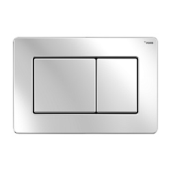 Панель смыва РЕХАУ NOVA QUAD STEEL с прямоугольными клавишами, нержавеющая сталь, цвет нержавеющая сталь, глянцевый