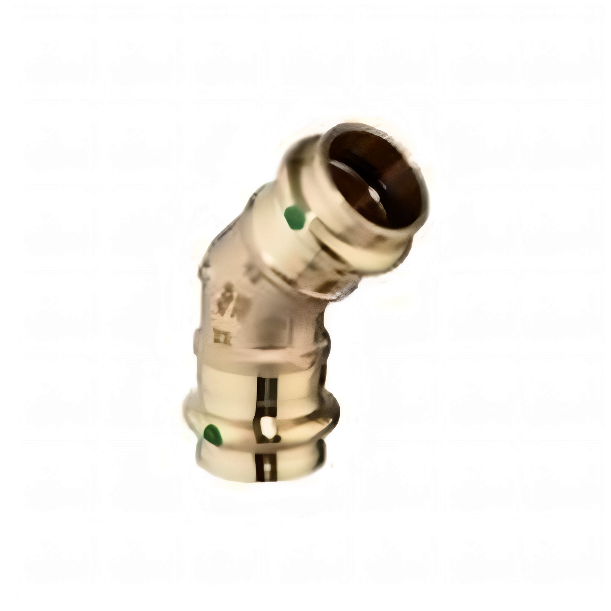 Отвод, Viega, Sanpress, SC-Contor, бронза, 35 мм, угол 45°, модель 2226