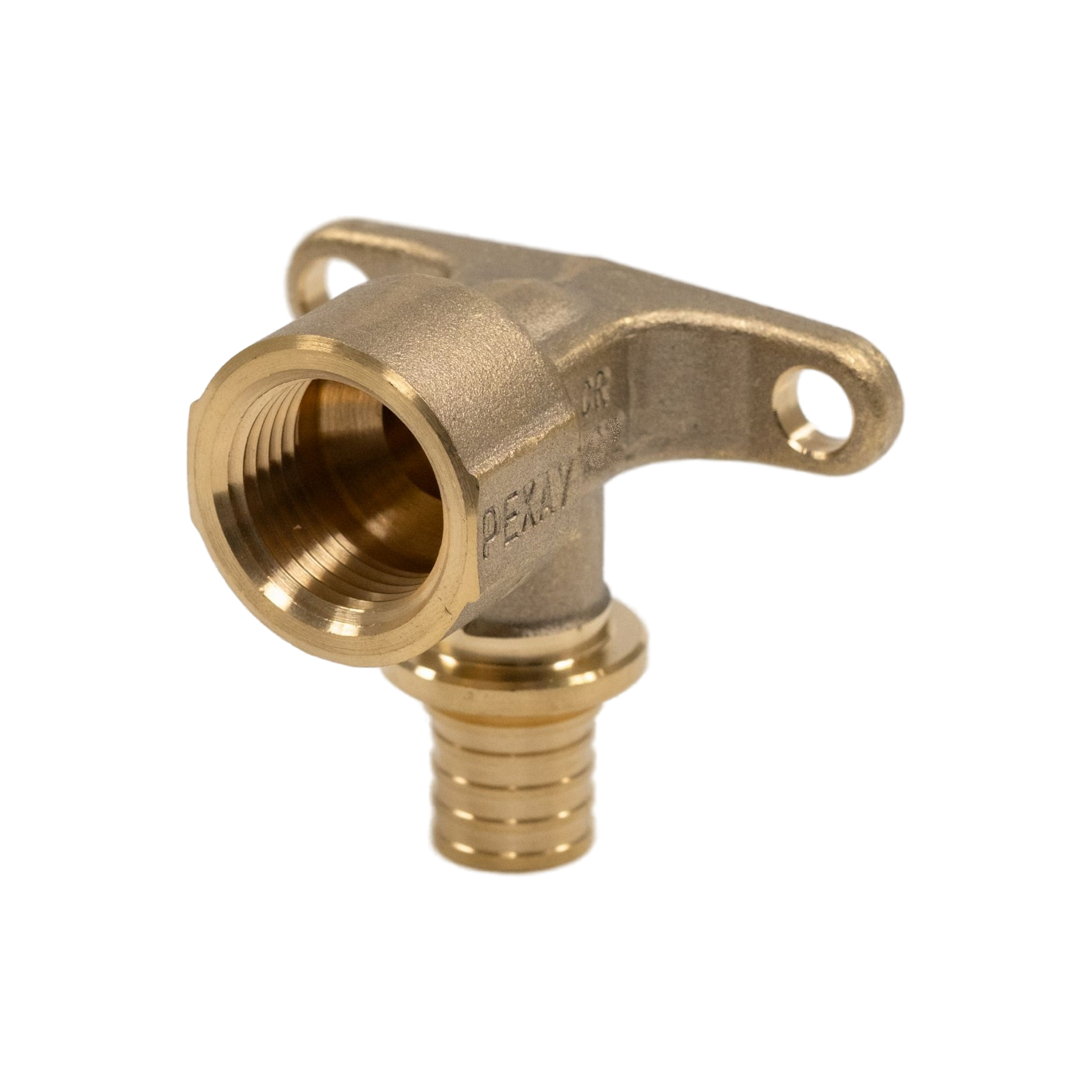 Угольник настенный, РЕХАУ, RAUTITAN, НР, 20-R 1/2", DZR латунь (MX)