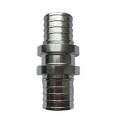 Муфта, РЕХАУ, THERM S, 20x2,0, хромированная латунь, равнопроходная