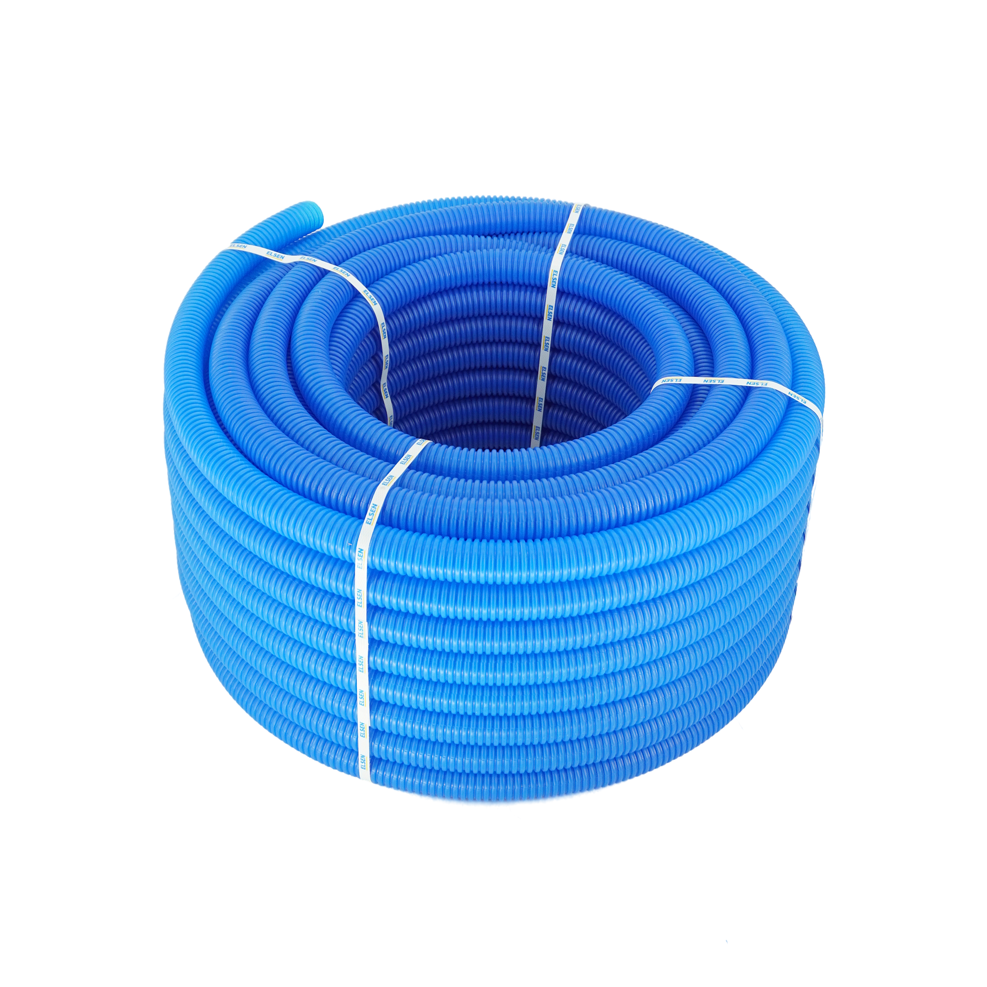 Труба гофрированная, ELSEN, FlexLight, для Ø20, наружный Ø32, синяя, бухта 50 м