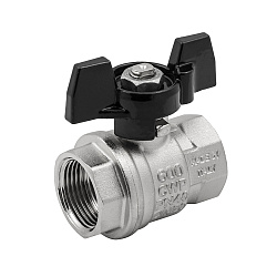 Кран шаровой, ELSEN, Strong T, 3/4", ВВ, ручка-бабочка, латунь (аналог EV34.1200)