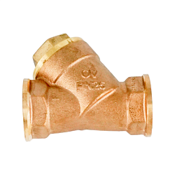 Фильтр сетчатый, Oventrop, DN-25, 1", В, PN, бар-25, T°C -от -10 до +150, kvs, м3/ч-13.4, бронза, с одинарным сетчатым патроном, 600 μм