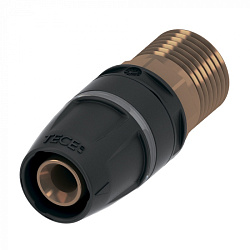 Соединение прямое с ниппелем 40 х 1 1/4", бронза