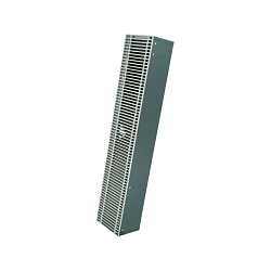 Конвектор внутрипольный, ELSEN, EKN, с естественной конвекцией, ширина, мм-190, высота, мм-150, длина, мм-1000, роликовая решётка, алюминий, цвет-натуральный, рамка-алюминий, мощность, Вт (90/70/20°C)-419