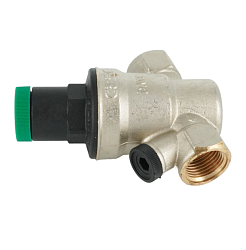 Редуктор давления, ELSEN, мембранный, 1/2", В, давление на выходе, бар-1-6,5, PN, бар-25, T°C -80, латунь, с фильтром, с сменным картриджем