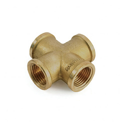 Крестовина, ELSEN, Metalit, ВВ, 3/4", латунь, равнопроходная
