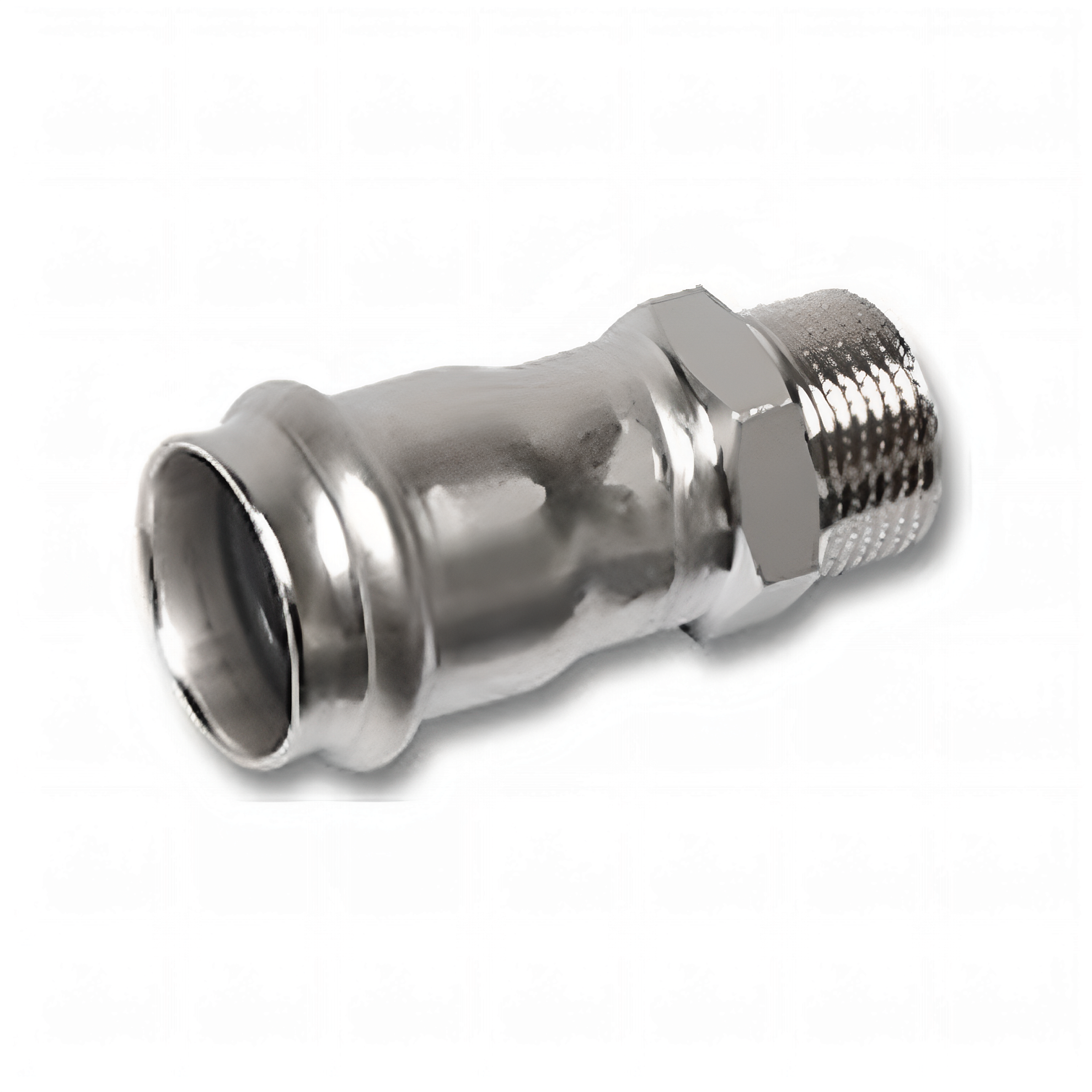 NiroPress AISI 316L ниппель переходной ВПр-НР, ?18x3/4