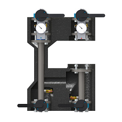 Насосная группа, ELSEN, прямая, фланцевая DN 40 PN10, без насоса