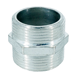 Ниппель, ELSEN, TIN латунь, НН, 1 1/4", 1 1/4", равнопроходной