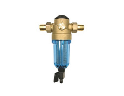 Фильтр, ELSEN, обратной промывки, для ГВС, 1/2", Н, размер ячеек, мкр-40, PN, бар-2-10, T°C -80, латунь