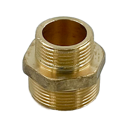 Ниппель, ELSEN, Metalit, НН, 1", 1 1/4", латунь, переходной