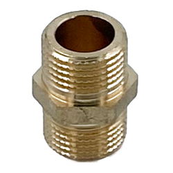 Ниппель, ELSEN, Metalit, НН, 1/2", 1/2", латунь, равнопроходной